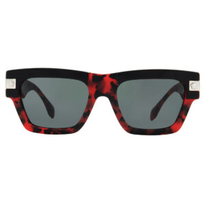 versace dark grey rectangular men's sunglasses ve4464 545787 55