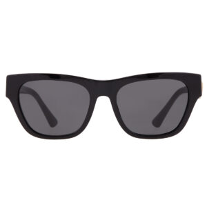 versace dark grey square men's sunglasses ve4457 gb1/87 55