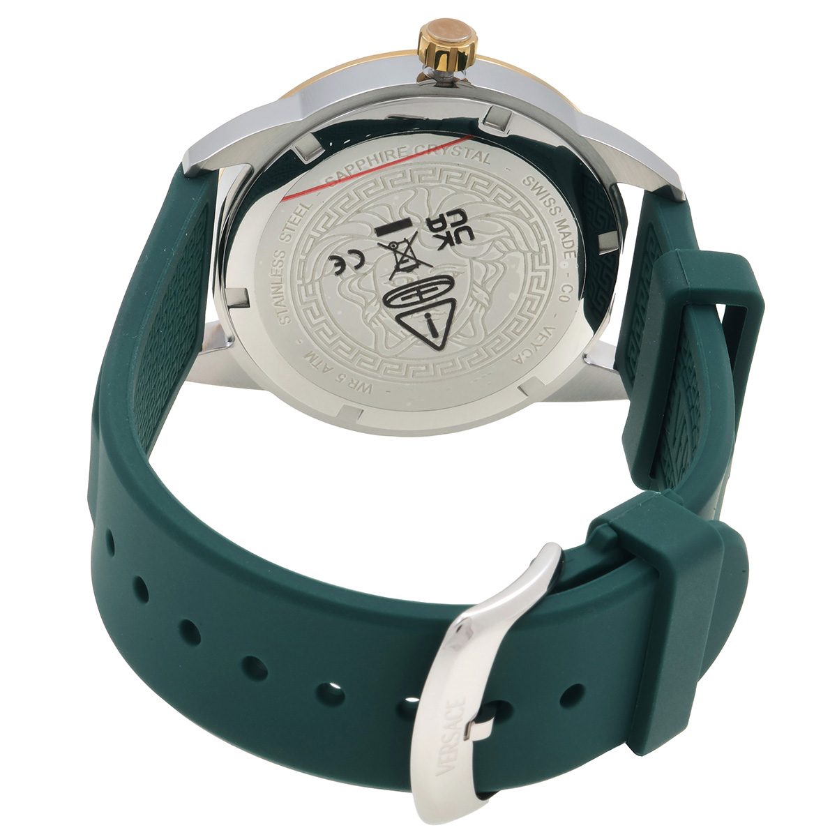 versace greca urban quartz green dial men's watch veyca0124 versace greca urban quartz green dial men's watch veyca0124