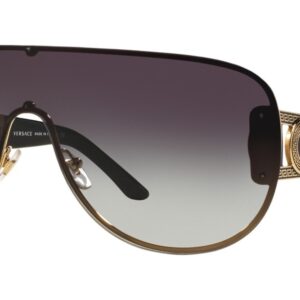 versace grey gradient shield ladies sunglasses ve2166 12528g 141