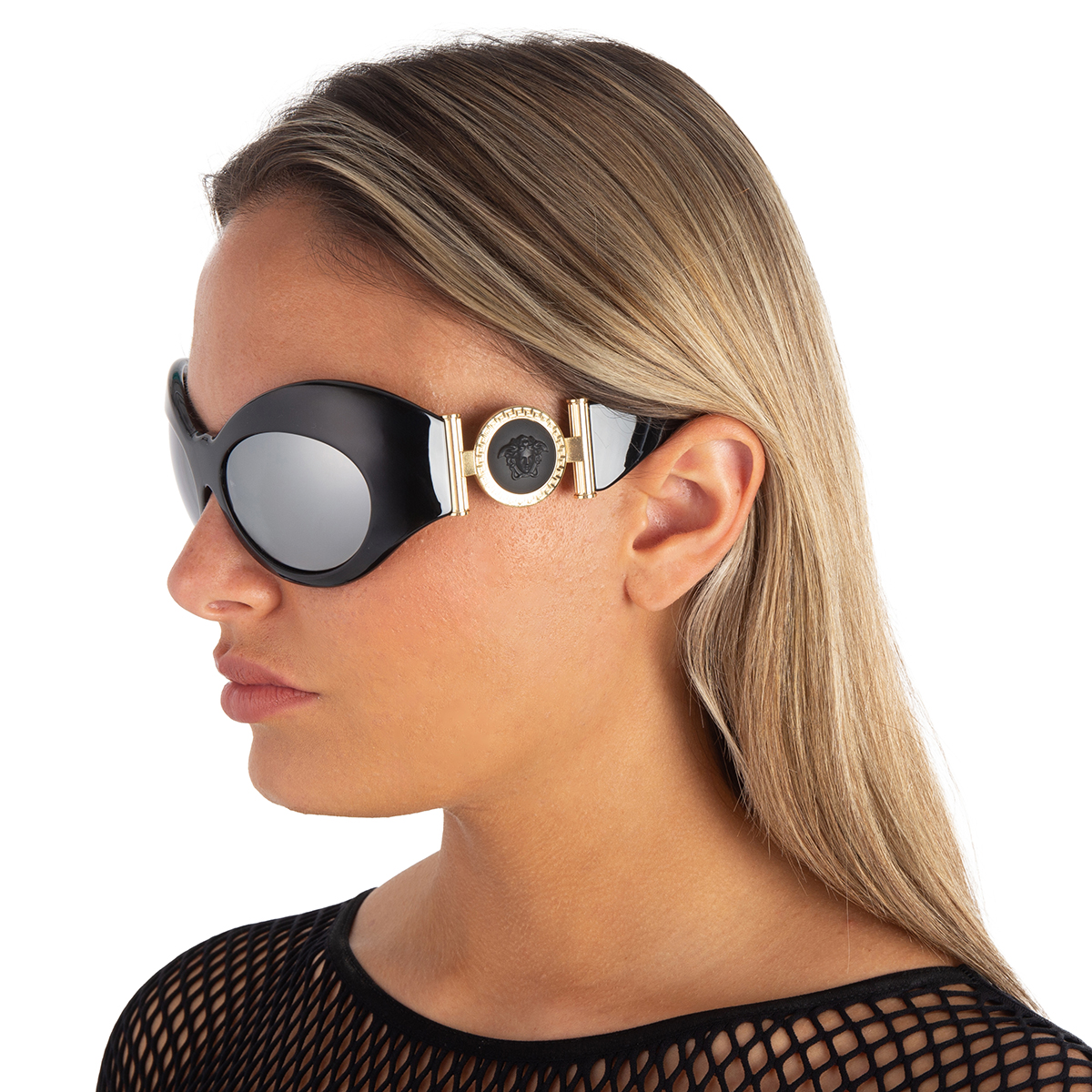 versace light grey irregular ladies sunglasses ve4462 gb1/6g 58 versace light grey irregular ladies sunglasses ve4462 gb1/6g 58