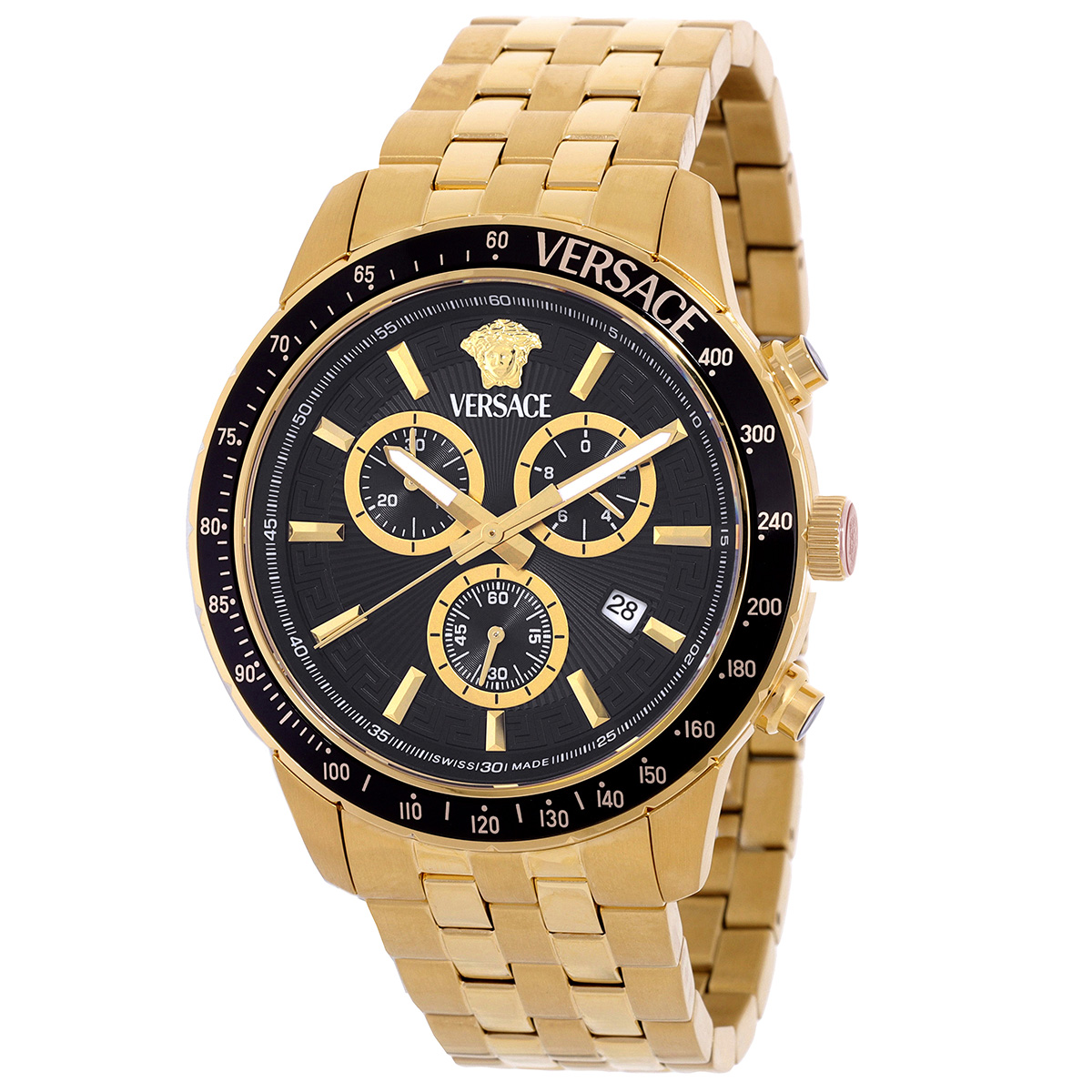 versace sport chrono quartz black dial men's watch vezca0724 versace sport chrono quartz black dial men's watch vezca0724