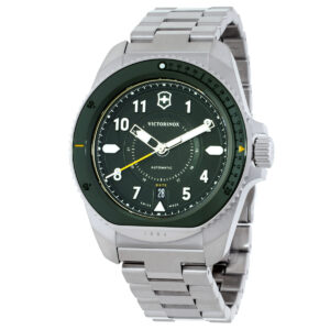 victorinox journey 1884 automatic green dial men's watch 242015