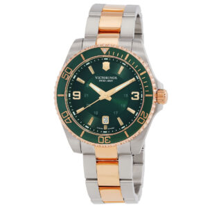 victorinox maverick large quartz green dial men's watch 242008