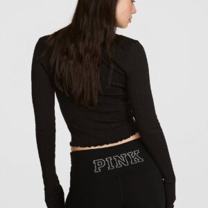 all day cotton™ foldover 3" bike shorts