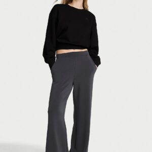 featherweight knit wide leg pant