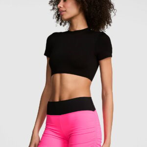 pink relay™ ruched bun shorts