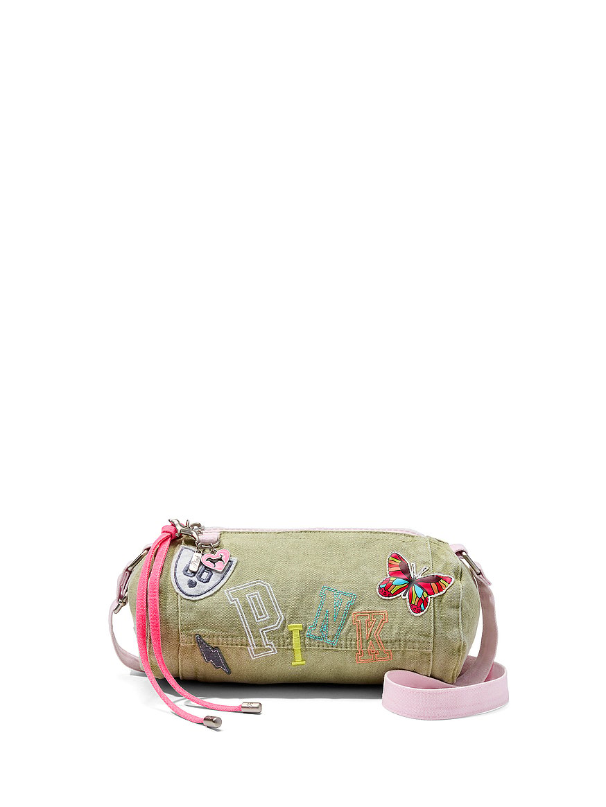 canvas rolled duffle shoulder bag canvas rolled duffle shoulder bag