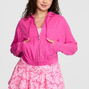 lightweight lounge full zip hoodie