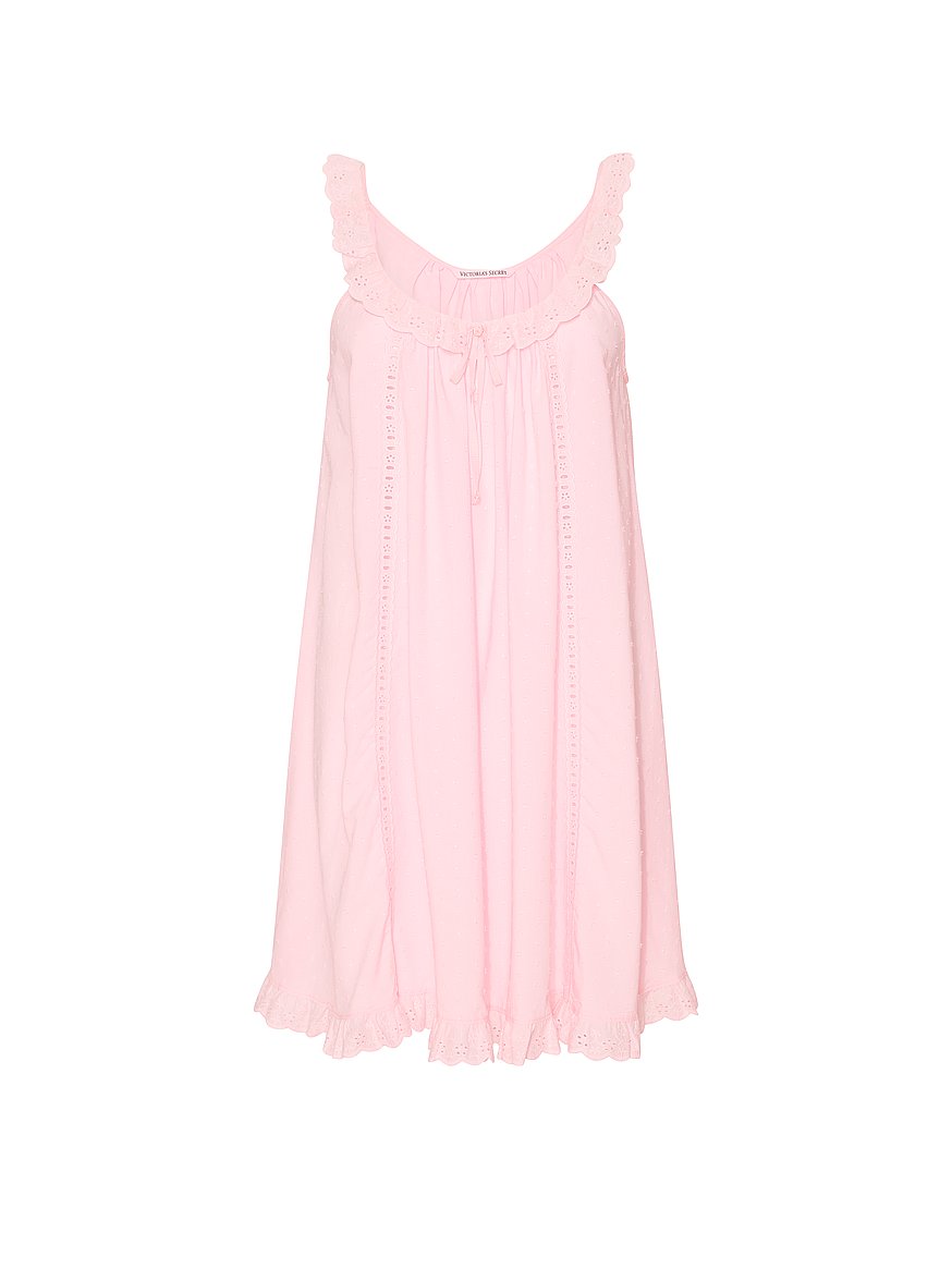 cotton dream lace trim short slip dress cotton dream lace trim short slip dress