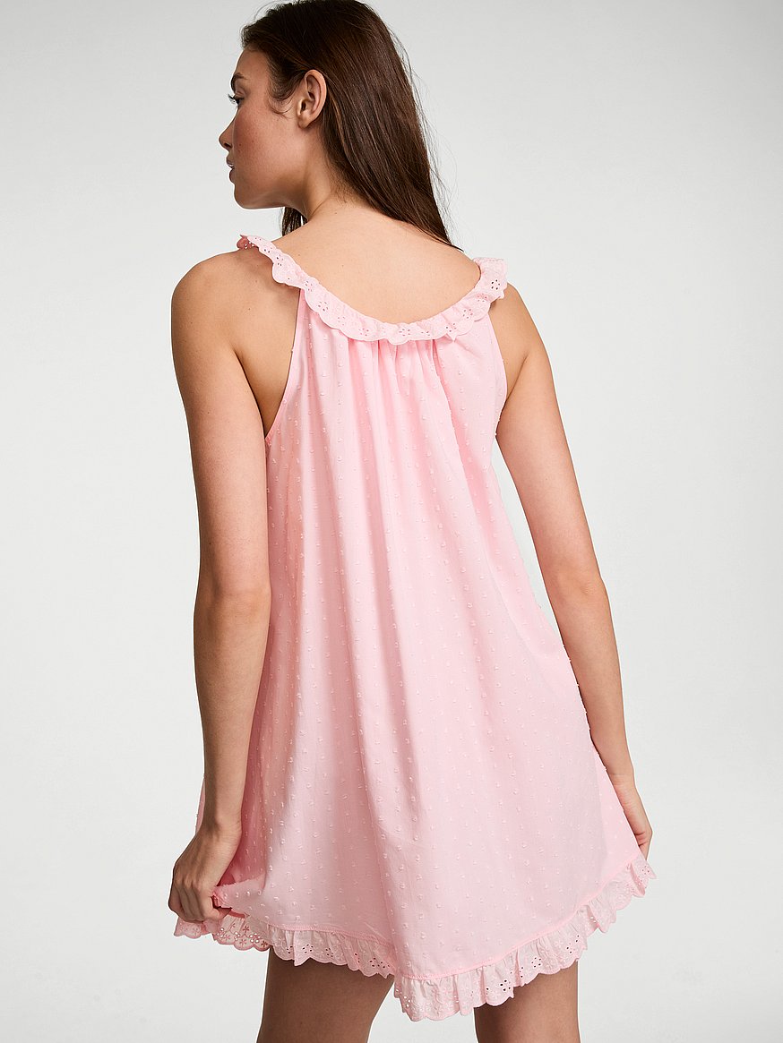 cotton dream lace trim short slip dress cotton dream lace trim short slip dress