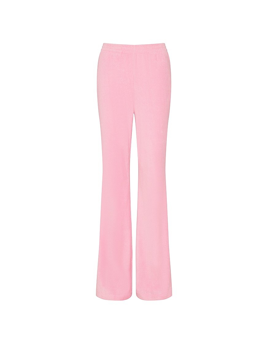 micro terry flare lounge pant micro terry flare lounge pant