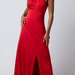 marisol halter maxi dress