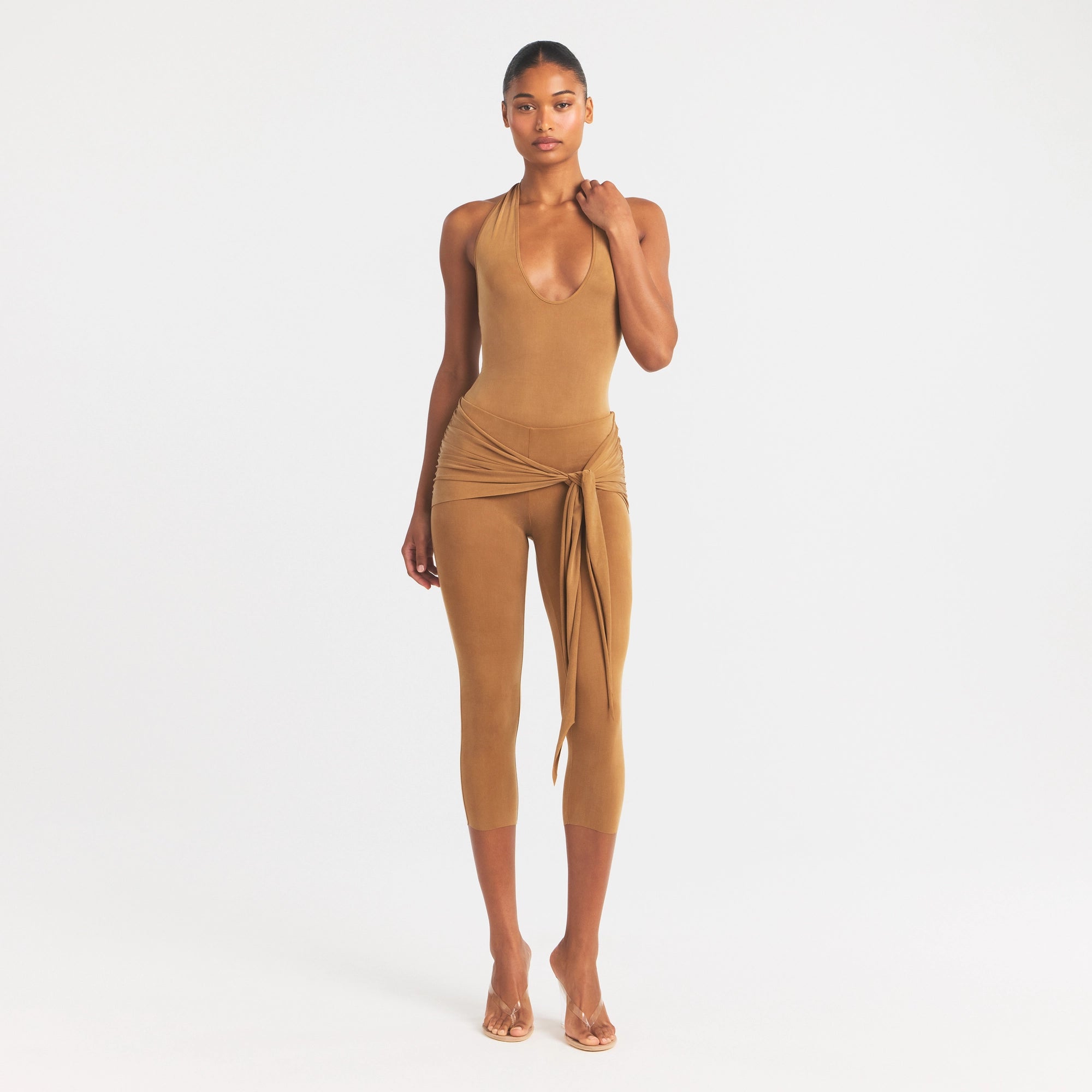 cupro jersey wrap capri cupro jersey wrap capri