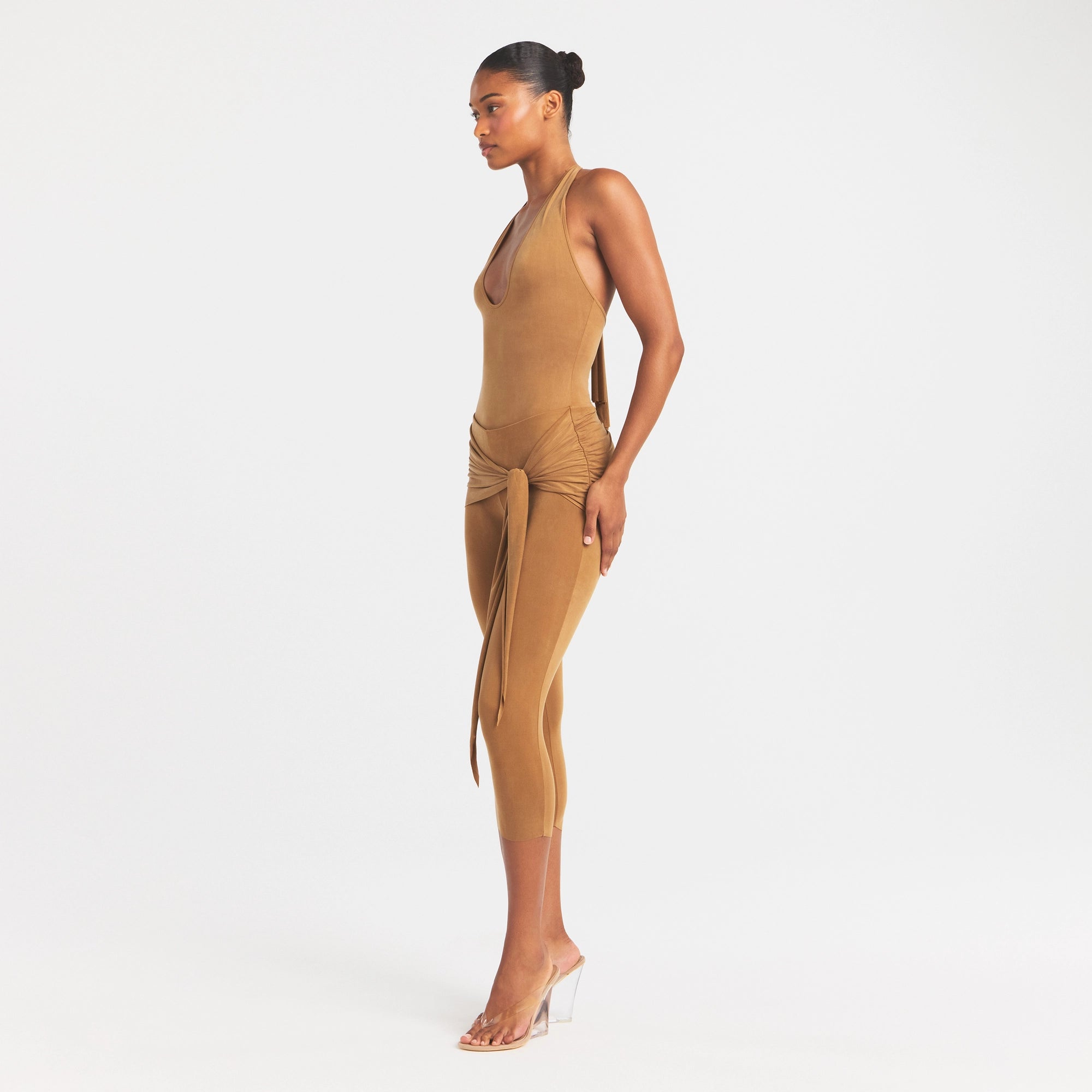 cupro jersey wrap capri cupro jersey wrap capri