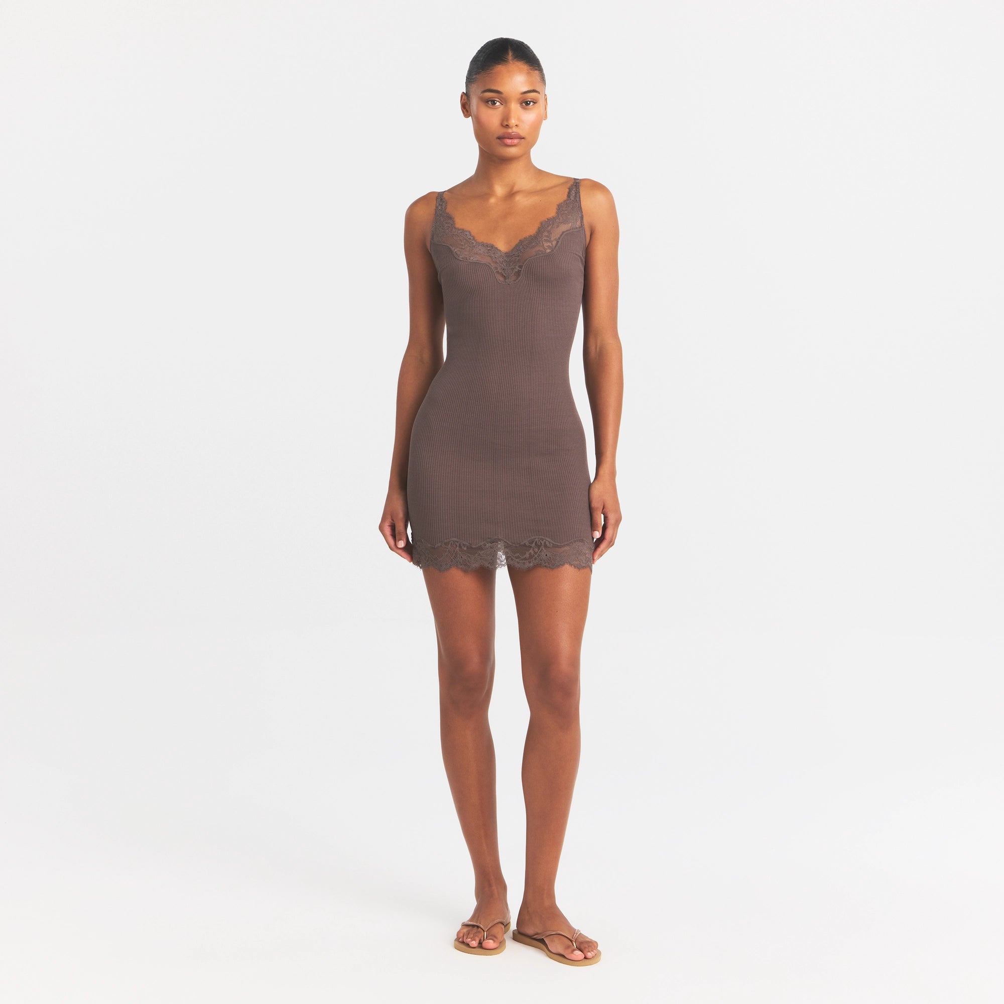rib knit lace mini dress rib knit lace mini dress