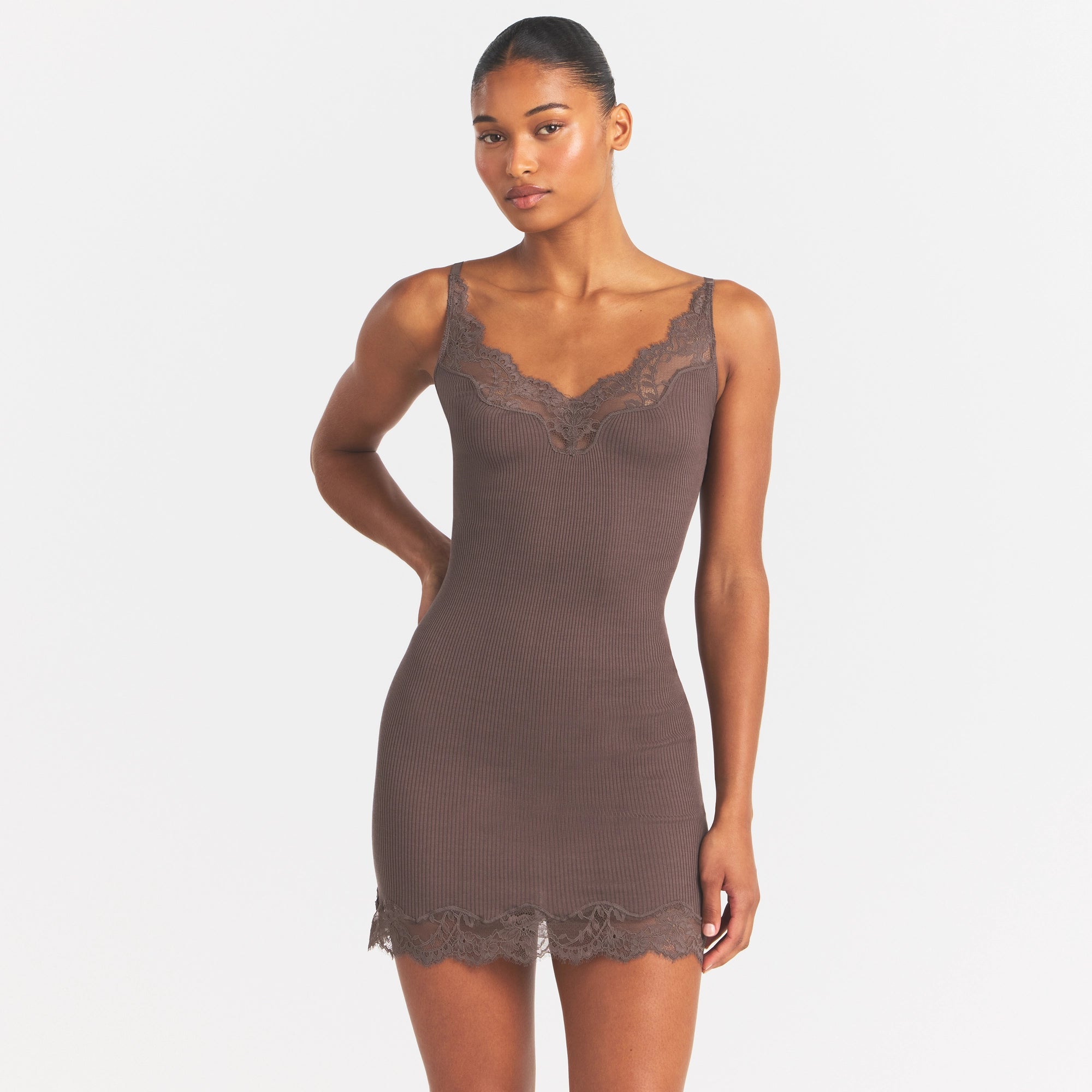 rib knit lace mini dress rib knit lace mini dress