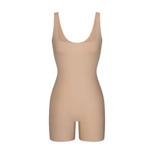 cool shapewear mid thigh bodysuit