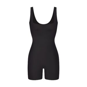 cool shapewear mid thigh bodysuit