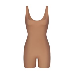 cool shapewear mid thigh bodysuit