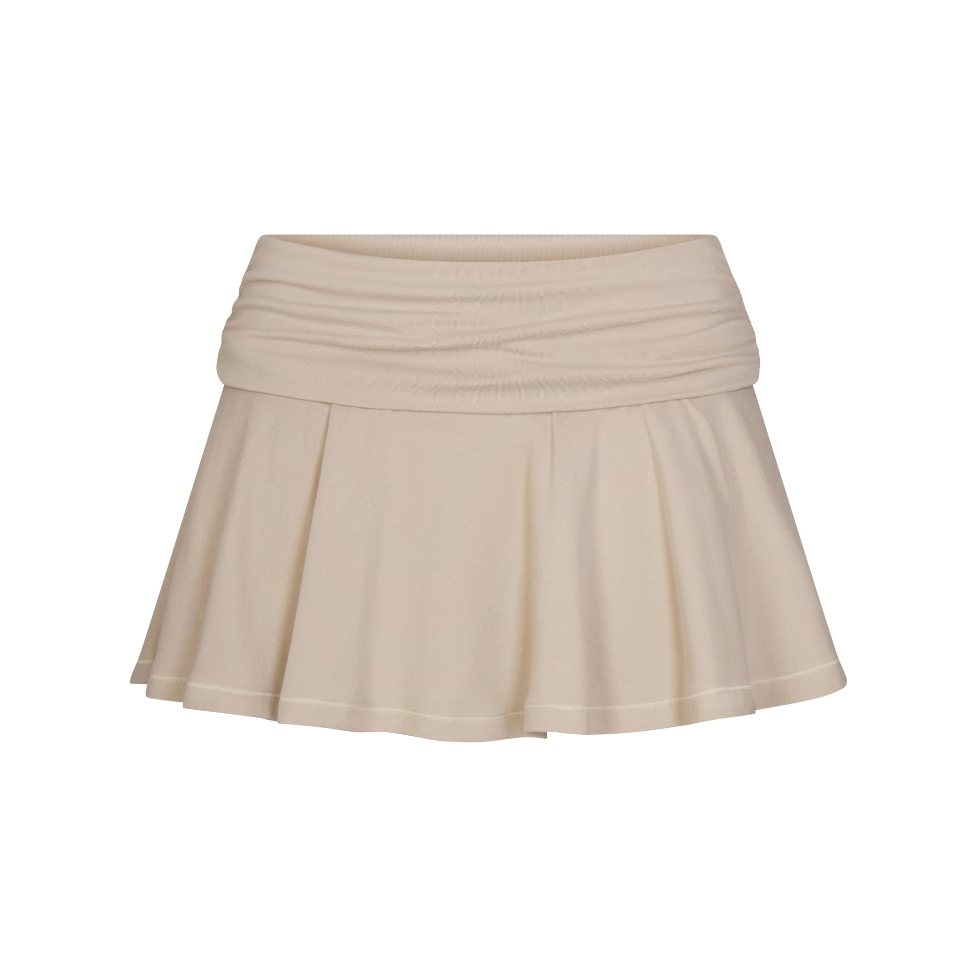 cotton jersey foldover mini skort cotton jersey foldover mini skort