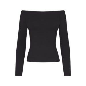 smooth layers off the shoulder top