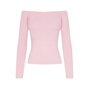 smooth layers off the shoulder top