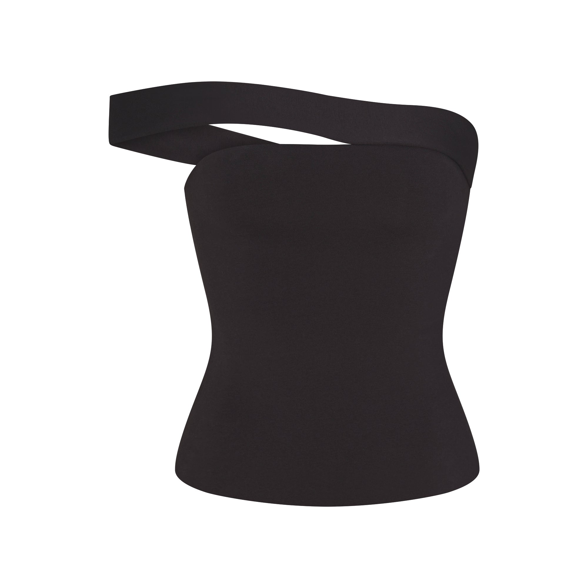 cotton jersey asymmetrical top cotton jersey asymmetrical top