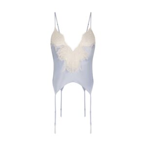 Витрина silk lace garter cami and short set