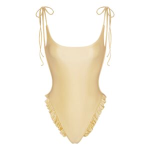 Витрина satin swim low back one piece