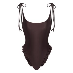 Витрина satin swim low back one piece