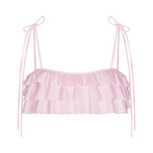 Витрина satin swim ruffle bikini top