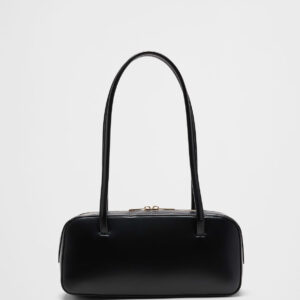 Home vegan leather east west top handle bag