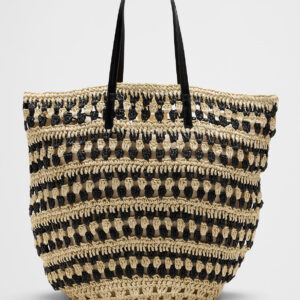 Home straw market tote