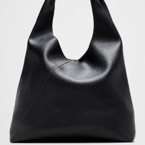 Home vegan leather slouchy tote